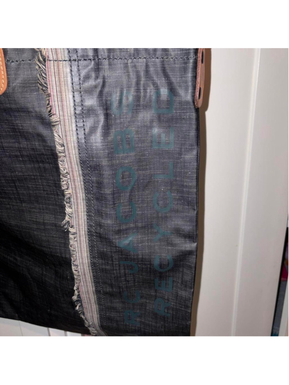 #Marcjacobs recycled coated messenger dark denim tote bag - Picture 2 of 4
